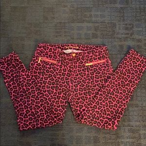 Michael kors pink cheetah pants